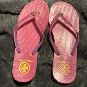 Tory Burch size 9 flip flops